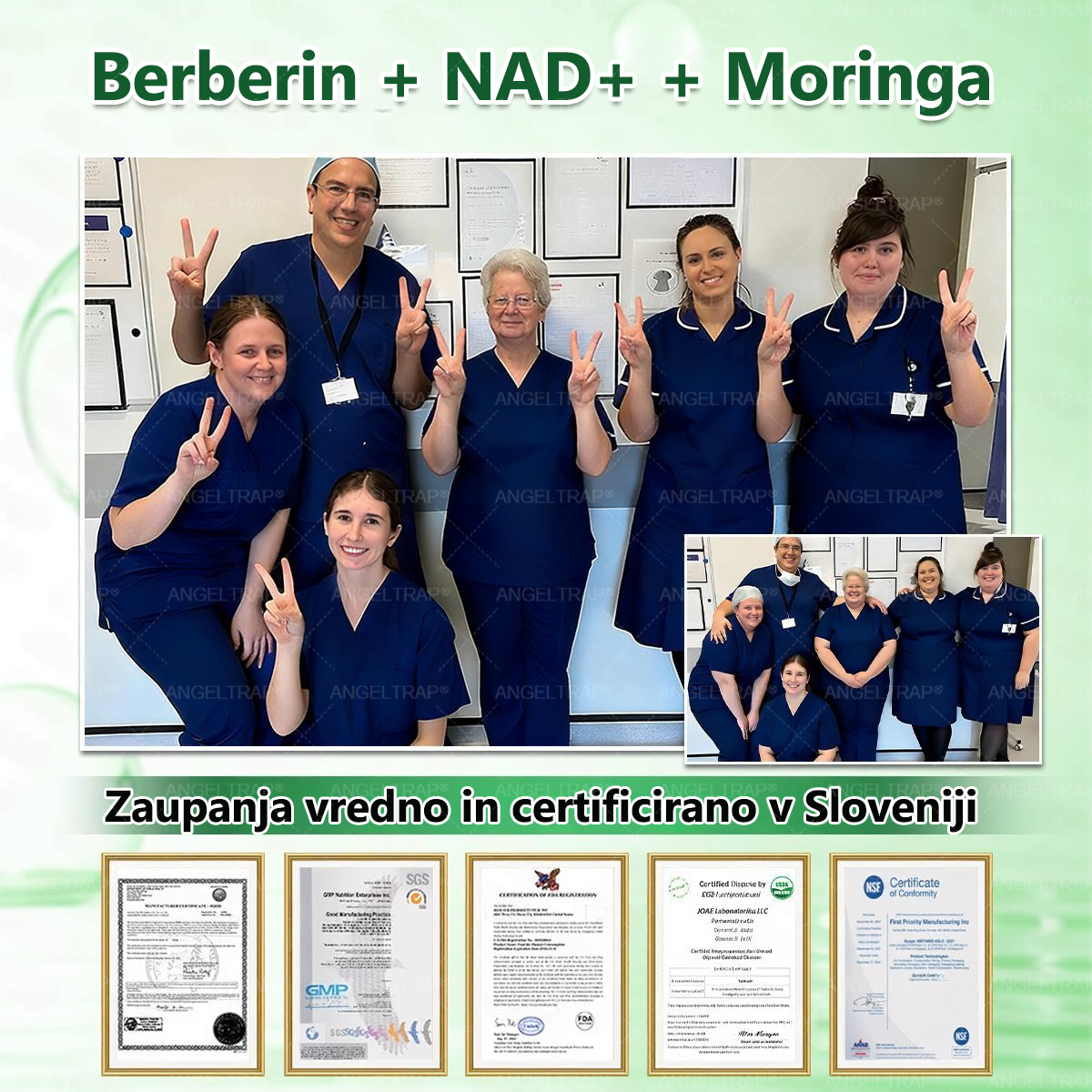 ANGELTRAP® Moringa × Berberin × AMPK 10-v-1 Metabolična podpora, obliž z nanotehnologijo mikroiglic 🇸🇮 (Dovolj je enkrat na dan, vidni rezultati v 7 dneh) ✅ Za debelost, ohlapno kožo, sladkorno bolezen, spalno apnejo, težave s sklepi in številne druge🌼