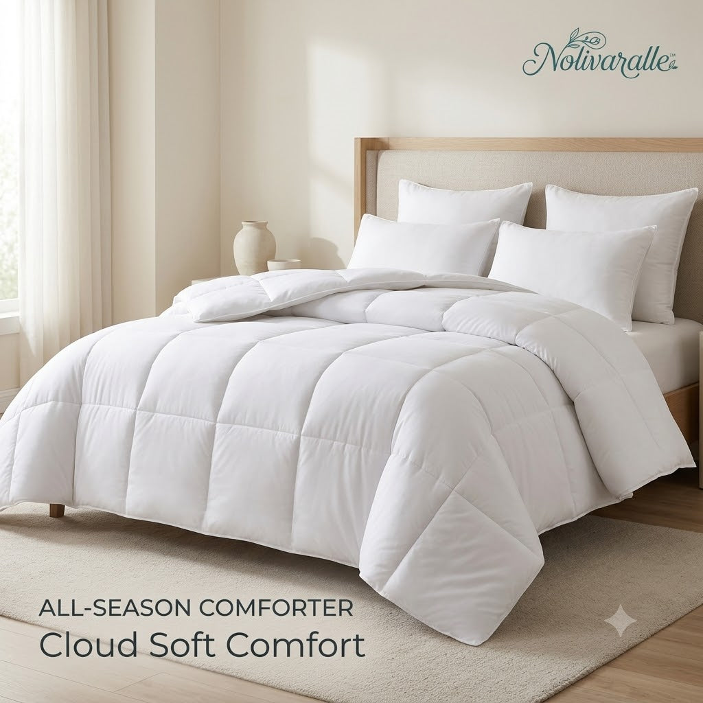 𝗡𝗼𝗹𝗶𝘃𝗮𝗿𝗮𝗹𝗹𝗲™ All-Season Down Alternative Comforter