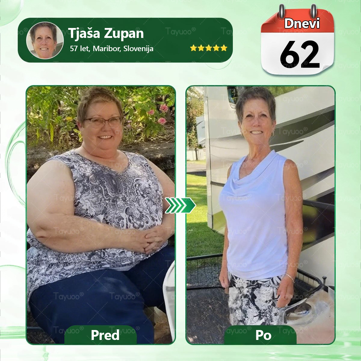 𝐓𝐚𝐲𝐮𝐨𝐨® ⏰Na voljo je le še 5 škatel! Ponujamo dodaten 50 % popust! Ostanite v formi in zdravi. Če zdaj izgubite, boste imeli priložnost le še naslednje leto.
