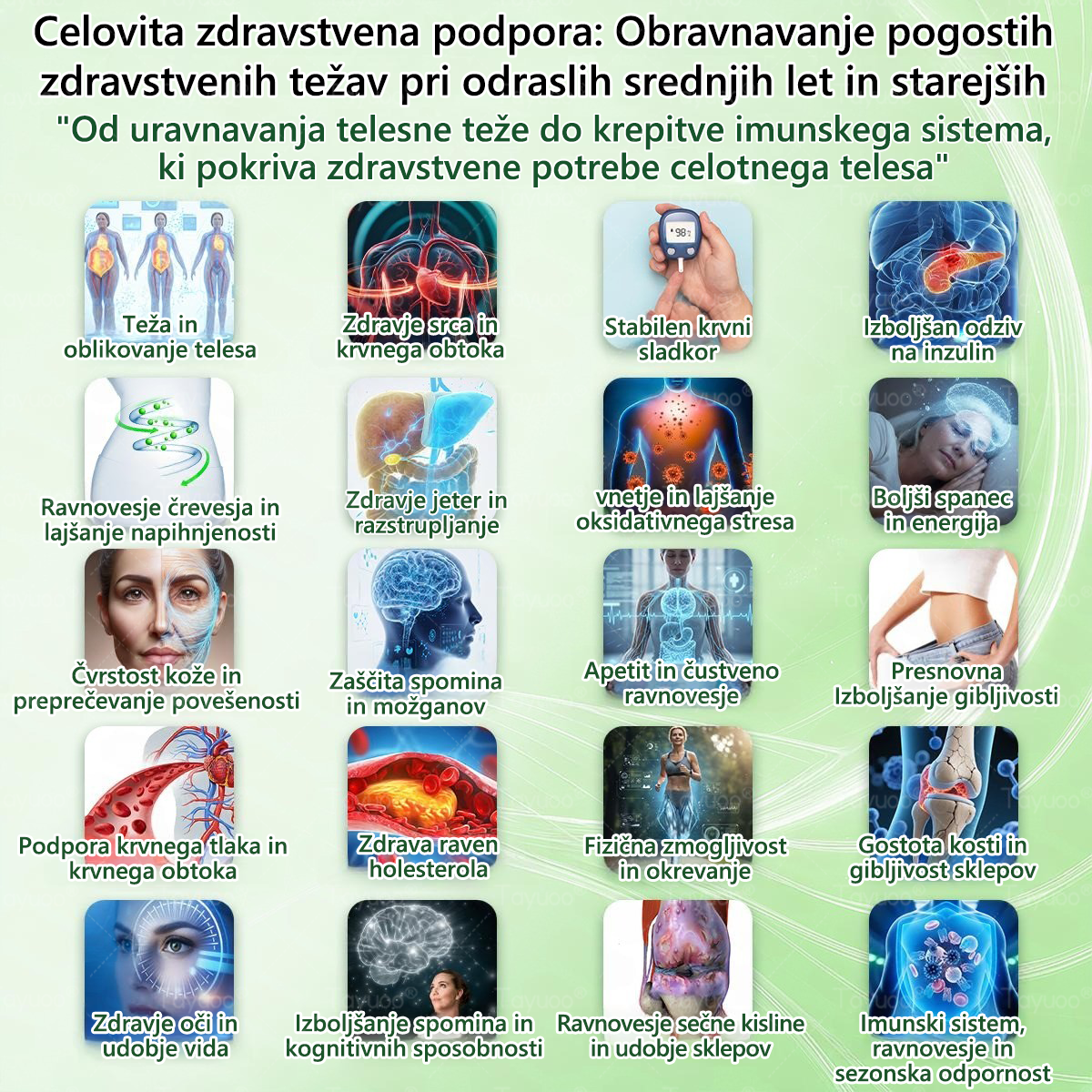 𝐓𝐚𝐲𝐮𝐨𝐨® ⏰Na voljo je le še 5 škatel! Ponujamo dodaten 50 % popust! Ostanite v formi in zdravi. Če zdaj izgubite, boste imeli priložnost le še naslednje leto.